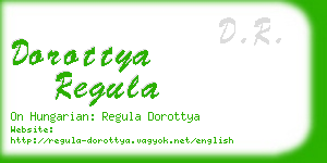 dorottya regula business card